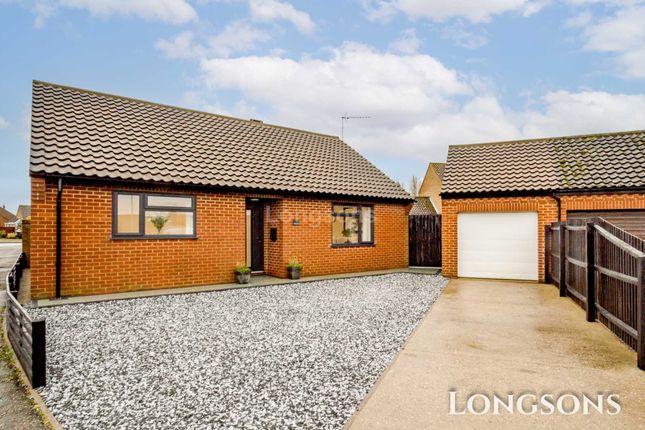 Thumbnail Detached bungalow for sale in Brancaster Way, Swaffham