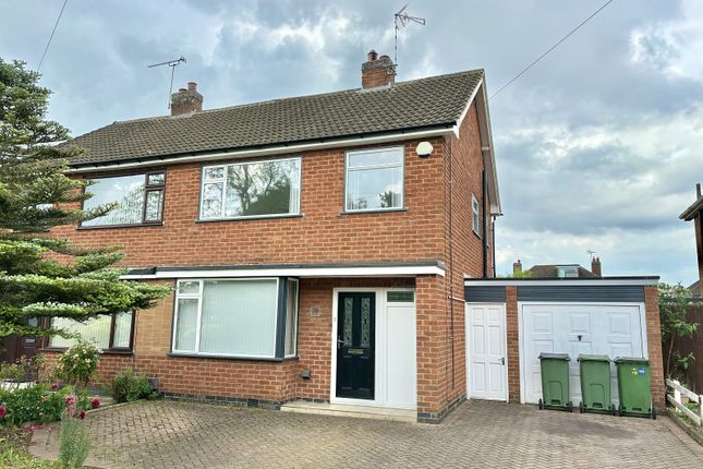 Thumbnail Semi-detached house for sale in Maple Avenue, Blaby, Leicester, Leicestershire.