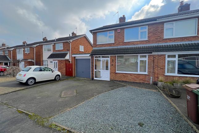 Thumbnail Semi-detached house for sale in Poulteney Drive, Quorn, Loughborough