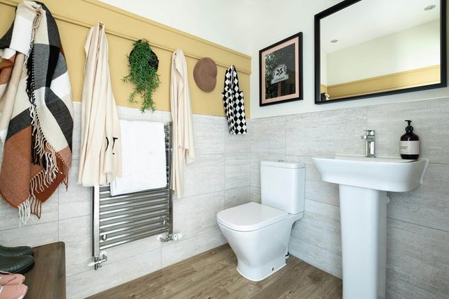 The Ground Floor Is Completed By A Guest Cloakroom