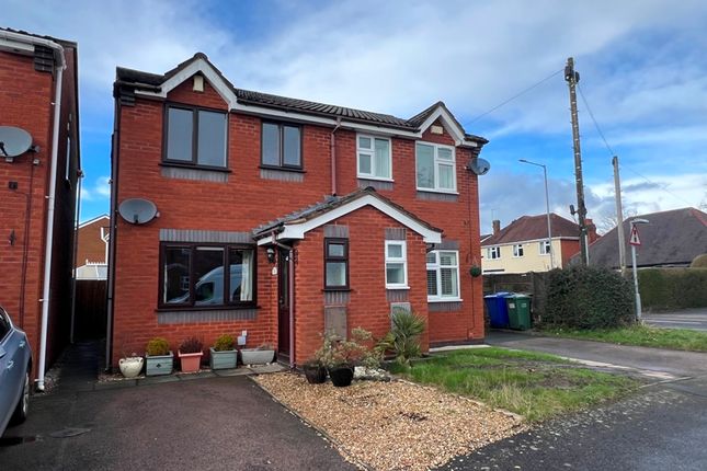 Thumbnail Semi-detached house for sale in Chequers Court, Norton Canes, Cannock