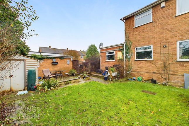Semi-detached house for sale in Leewood Crescent, Costessey, Norwich