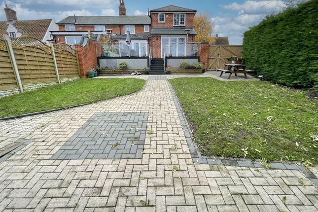Semi-detached house for sale in Back Lane, Washbrook, Ipswich