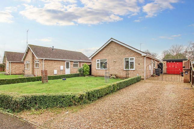 Thumbnail Detached bungalow for sale in Temple Road, South Wootton, King's Lynn