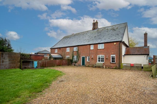 Thumbnail End terrace house for sale in Church Road, Old Newton, Stowmarket