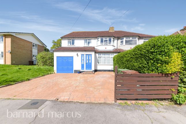 Thumbnail Semi-detached house for sale in Chessington Close, West Ewell, Epsom