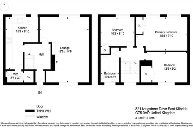 Terraced house for sale in Livingstone Drive, Murray, East Kilbride