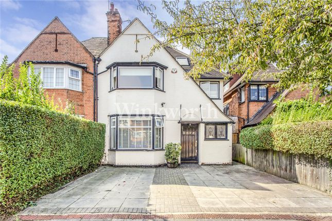 Thumbnail Semi-detached house for sale in Golders Green Crescent, London