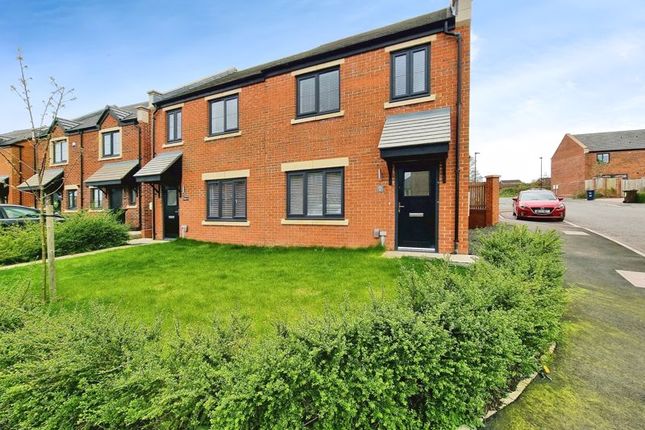 Thumbnail Semi-detached house for sale in Broadfield Meadows, Callerton, Newcastle Upon Tyne