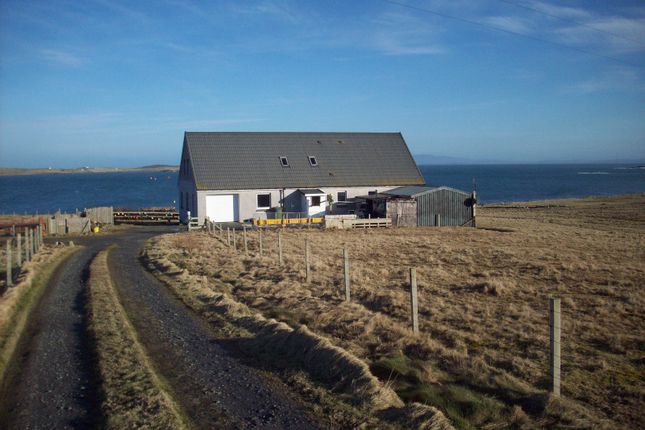 Thumbnail Detached house for sale in Huxter, Sandness