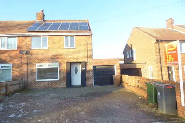 Thumbnail Semi-detached house to rent in Cragside Avenue, North Shields