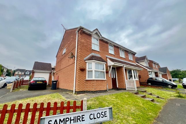 Thumbnail Semi-detached house to rent in Samphire Close, Leicester, Leicestershire