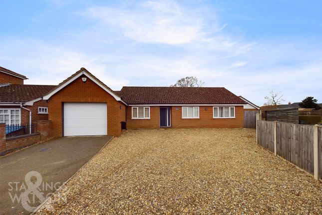 Thumbnail Detached bungalow for sale in Stocks Hill, Bawburgh, Norwich