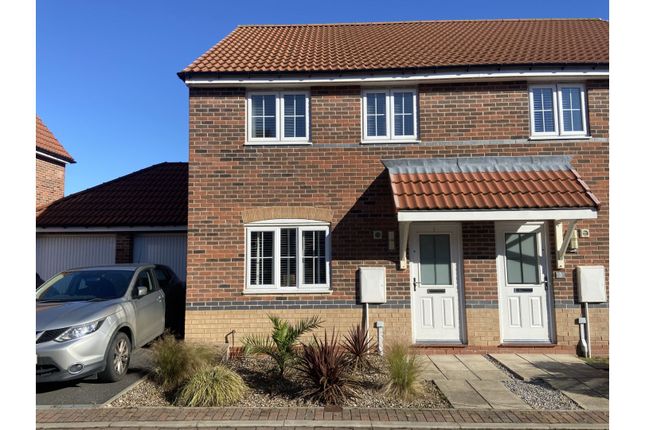 Thumbnail Semi-detached house for sale in Wagtail Crescent, Whitby