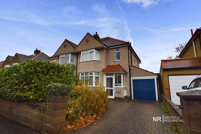 Semi-detached house for sale in Selwood Road, Chessington, Surrey.