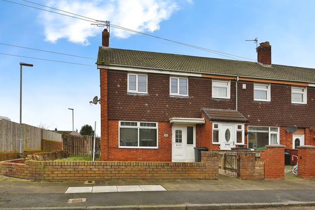 Thumbnail End terrace house for sale in Lime Crescent, Hartlepool