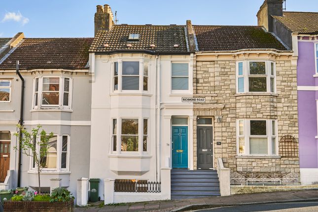 4-bed terraced on Richmond Road, Brighton, £750,000