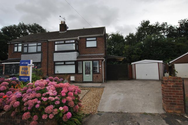 Thumbnail Semi-detached house for sale in Dunmow Road, Thelwall, Warrington