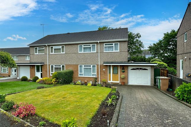 Thumbnail Semi-detached house for sale in Rosewood Close, Plymstock, Plymouth