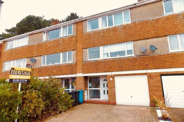 Thumbnail Town house to rent in Dereham Way, Branksome, Bournemouth