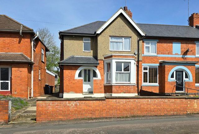 Thumbnail End terrace house for sale in Kingsland Avenue, Kingsthorpe, Northampton