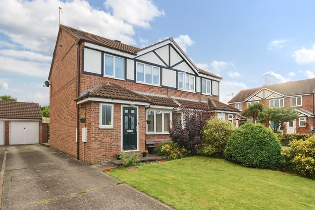 Thumbnail Semi-detached house for sale in Stow Court, Huntington, York, North Yorkshire