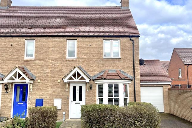 Thumbnail Semi-detached house for sale in Marigold Way, Stotfold, Hitchin