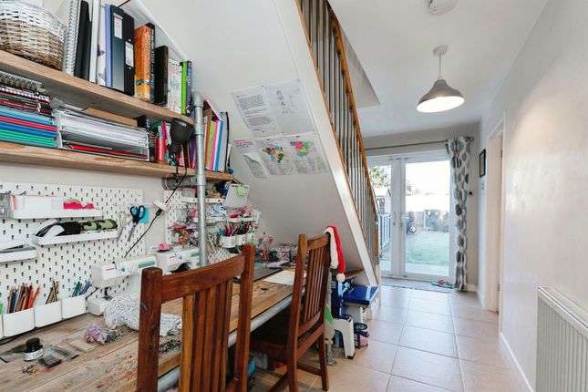 Terraced house for sale in Saxon Close, Godmanchester, Huntingdon