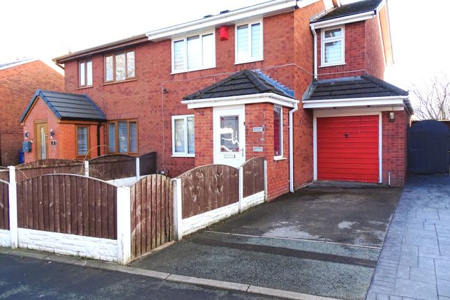 Thumbnail Semi-detached house for sale in Shakespeare Grove, Wigan
