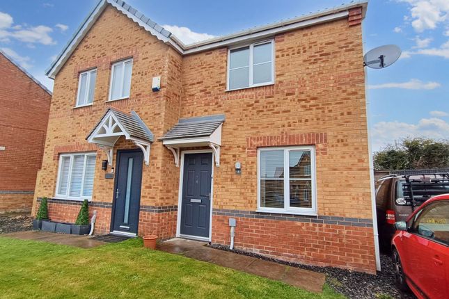 Semi-detached house for sale in Holm Hill Gardens, Easington Village, Peterlee