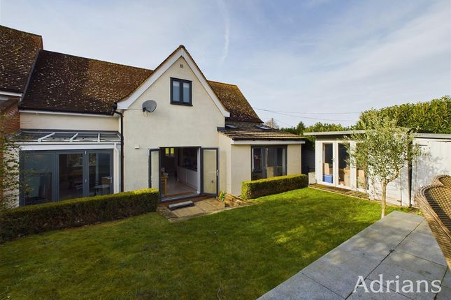 Semi-detached house for sale in Willows, Back Lane, Ford End, Chelmsford