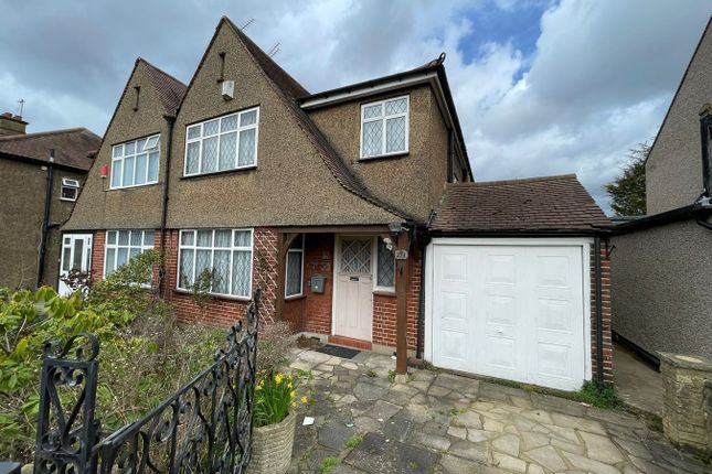 Thumbnail Semi-detached house for sale in Grasmere Avenue, Wembley