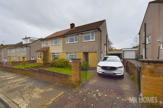 Thumbnail Semi-detached house for sale in Llanover Road, Michaelston, Cardiff