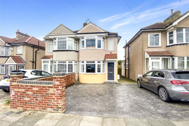 Semi-detached house for sale in Wendover Way, South Welling, Kent
