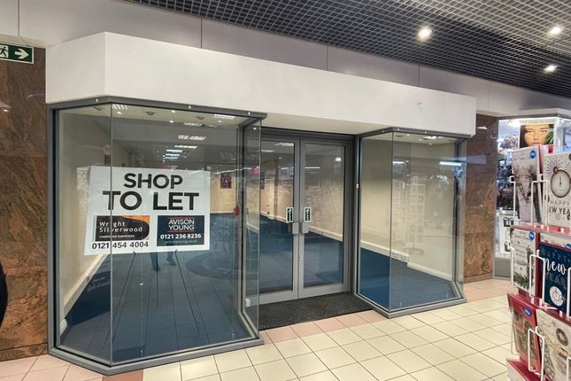 Retail premises to let in Unit 25, 28 Bradford Mall, Saddlers Centre, Walsall, West Midlands