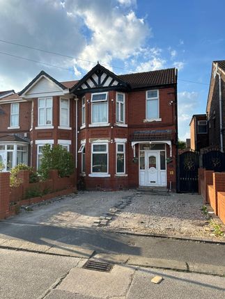 Thumbnail Semi-detached house for sale in Kingsway Avenue, Burnage, Manchester