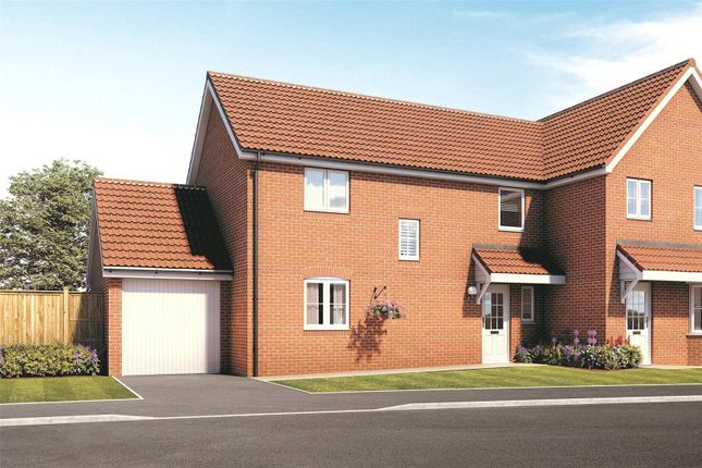 Semi-detached house for sale in Imperial Gardens, Plot 85 Gray Close, Hawkinge, Kent