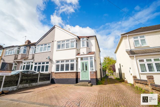Semi-detached house for sale in Bartlow Gardens, Romford