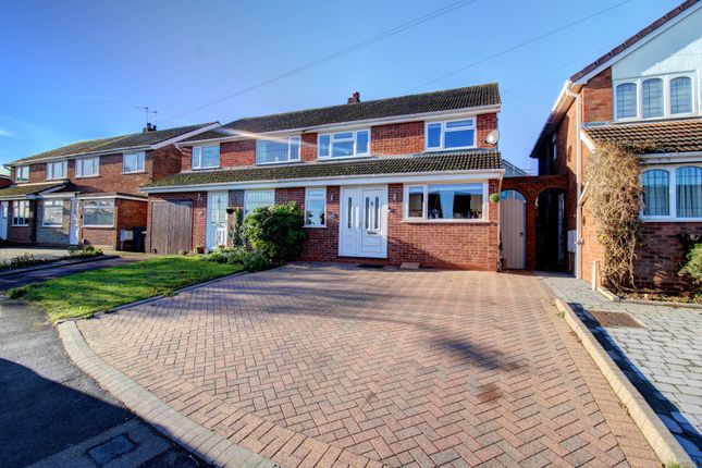Thumbnail Semi-detached house for sale in Tudor Road, Burntwood