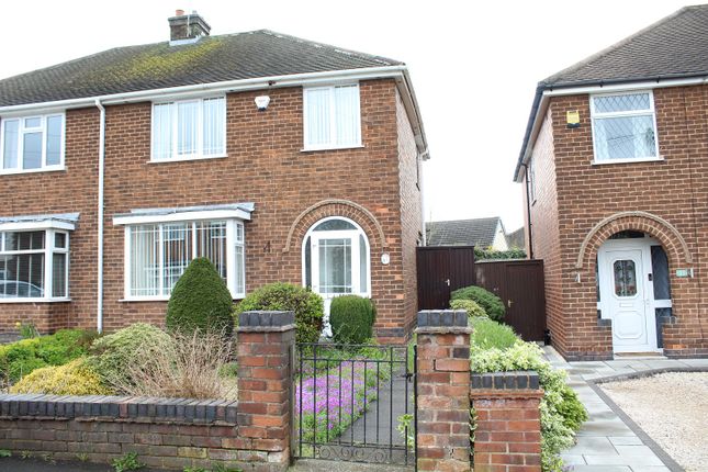 Thumbnail Semi-detached house for sale in George Crescent, Riddings, Alfreton, Derbyshire.