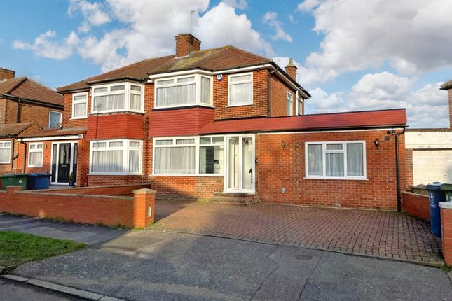 Thumbnail Semi-detached house for sale in Derwent Crescent, Stanmore