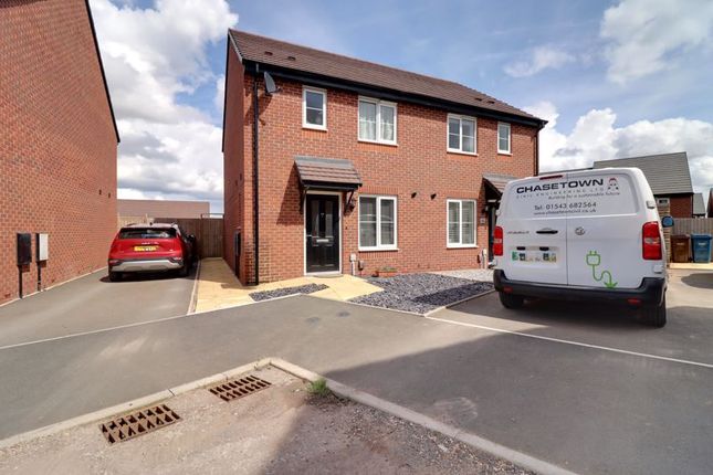 Semi-detached house for sale in Bolsover Drive, Burleyfields, Stafford