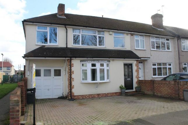 Thumbnail End terrace house to rent in Benhurst Avenue, Elm Park, Essex