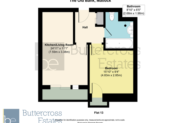 Flat 13, The Old Bank, 8 Snitterton Road, Matlock photo 2