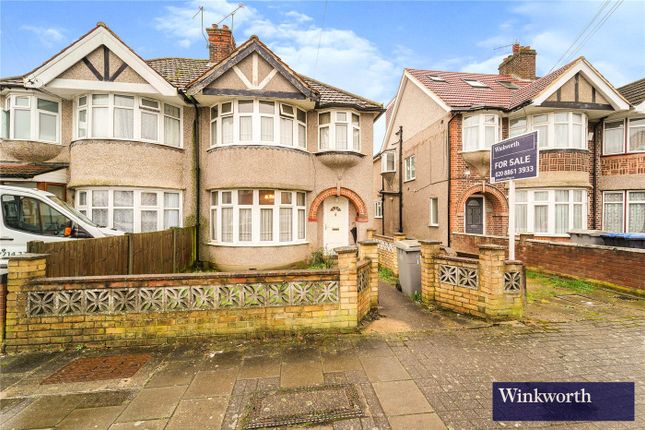 Thumbnail Semi-detached house for sale in Chestnut Grove, Wembley, Middlesex