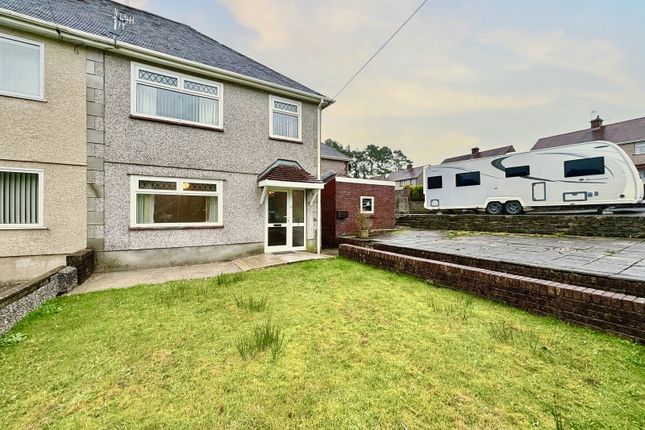 Semi-detached house for sale in Cefn Llan Road, Pontardawe, Swansea.