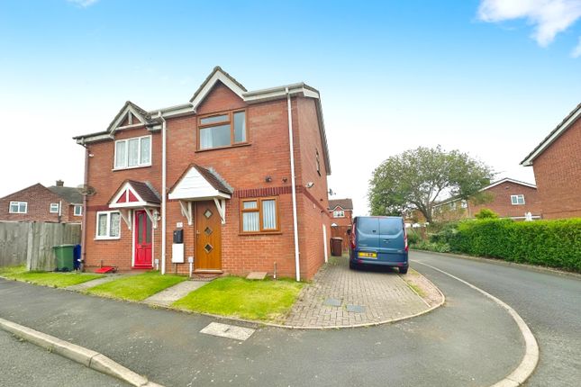 Thumbnail Semi-detached house for sale in Cotswold Close, Hednesford, Cannock