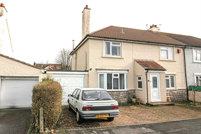 Thumbnail Semi-detached house for sale in Somerdale Avenue, Milton, Weston-Super-Mare
