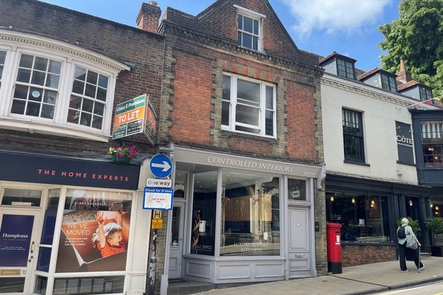 Thumbnail Retail premises for sale in 72A High Street, Winchester, Hampshire