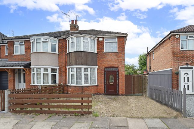 Thumbnail Semi-detached house for sale in Eastwood Road, Leicester, Leicestershire
